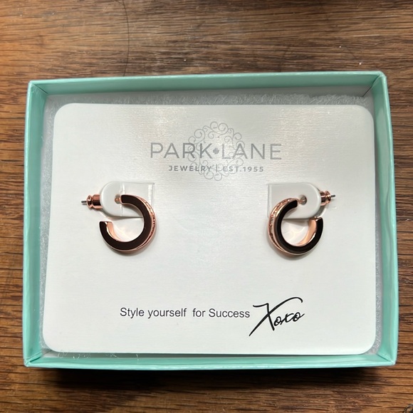 Park Lane Rose Gold Hoop Earrings - Picture 1 of 2